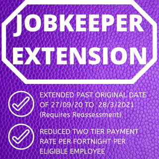 JobKeeper Payment Scheme - Extension and Changes